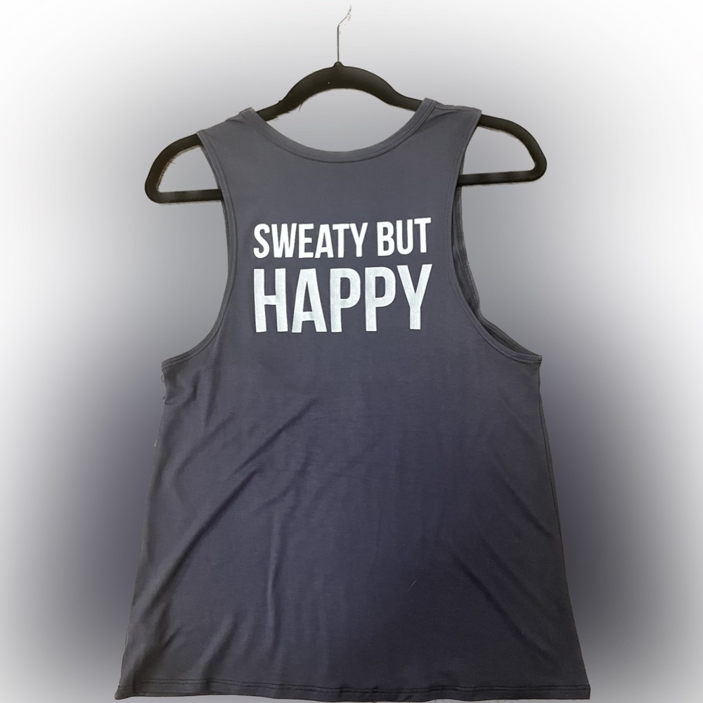 House of Tens “Sweaty But Happy” Tank Top Sz. Small